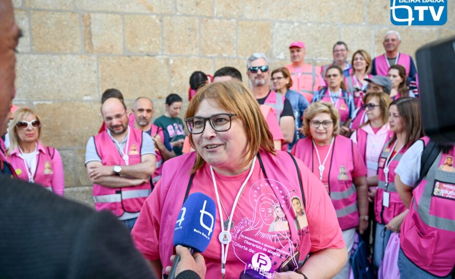 Grupo de Peregrinos Rainha da Paz inicia a sua jornada a partir da Sé de Castelo