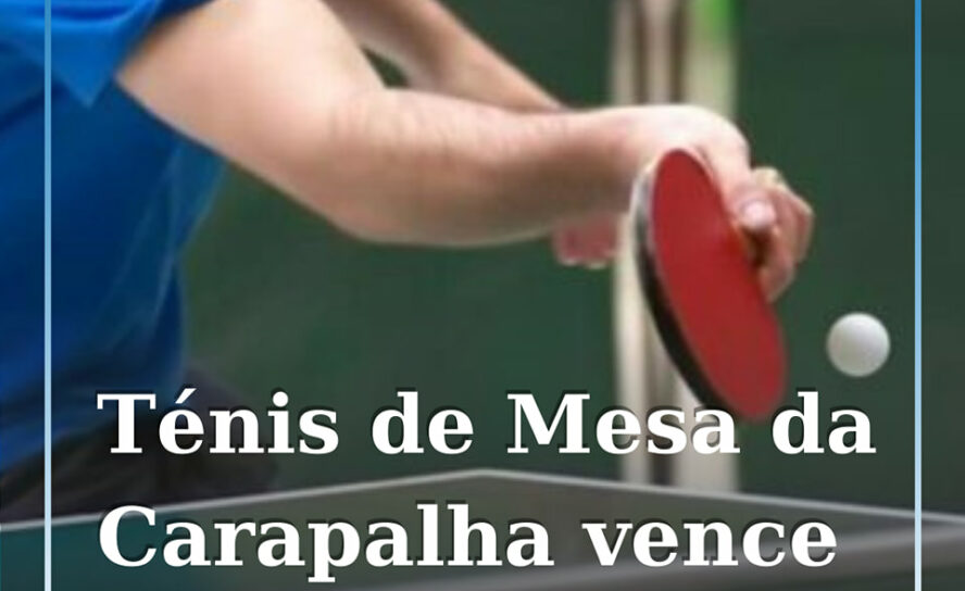 A equipa do Ténis de Mesa da Associação Cultural e Desportiva da Carapalha (ACDC