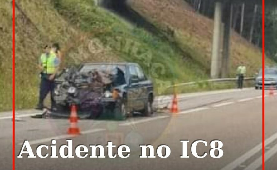 Acidente entre automóvel e pesado provoca um ferido