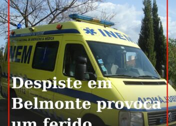 Automóvel despista-se e acaba por capotar