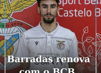 Barradas renova com Benfica e Castelo Branco
