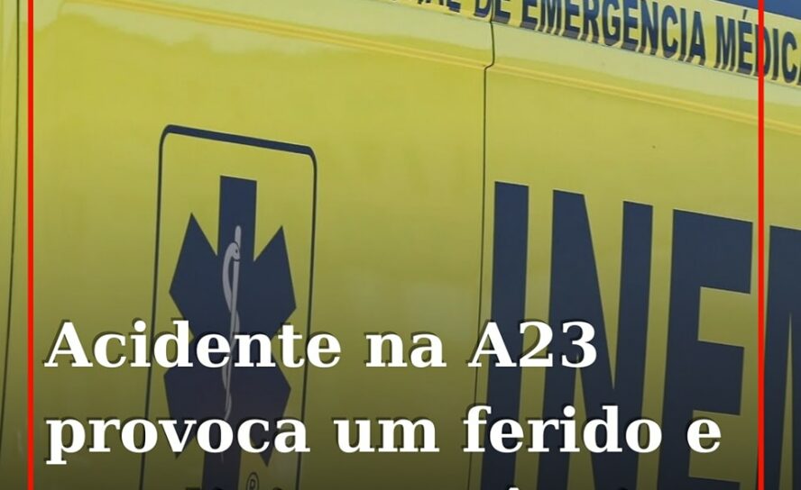 Colisão entre automóvel e pesado faz um ferido