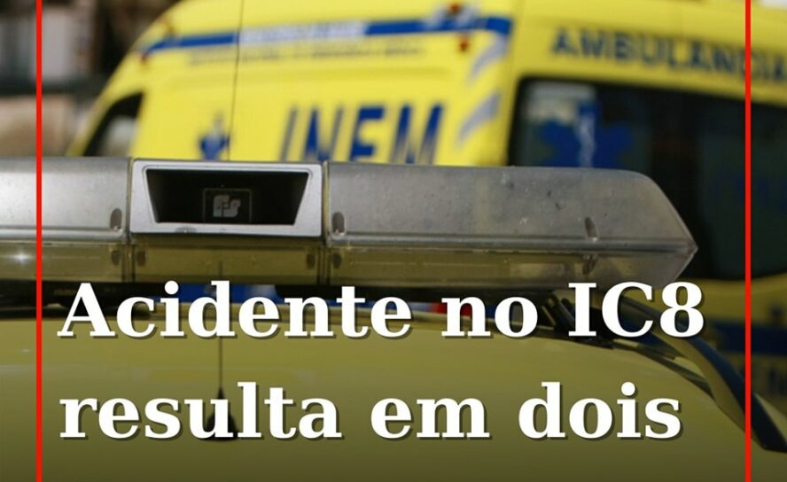 Colisão no IC8 provoca dois feridos e três assistidos