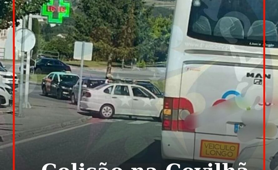 Colisão rodoviária na Covilhã