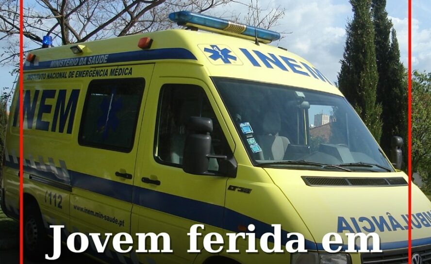 Despiste de automóvel provoca um ferido