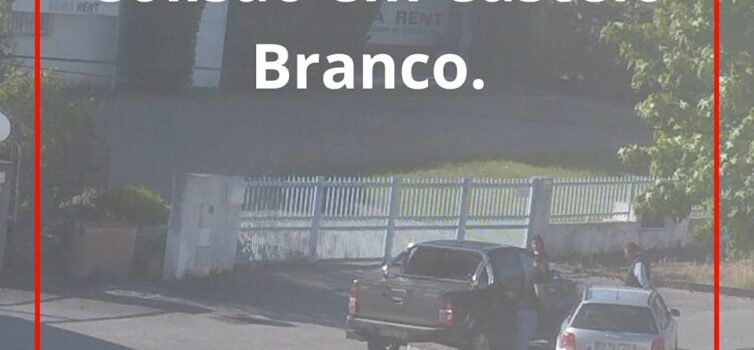 Dois automóveis colidiram esta manhã na zona industrial de Castelo Branco, em fr