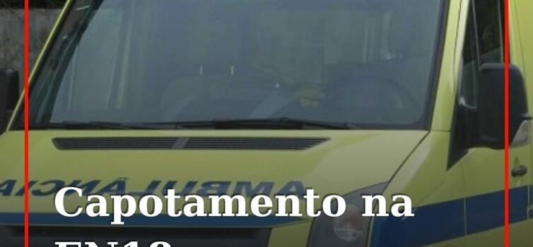 Dois veículos ligeiros de passageiros colidiram na EN18