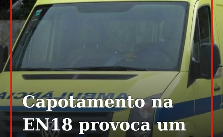 Dois veículos ligeiros de passageiros colidiram na EN18