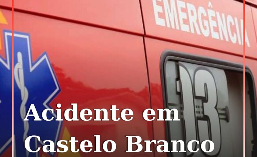 Homem ferido após colisão em Castelo Branco