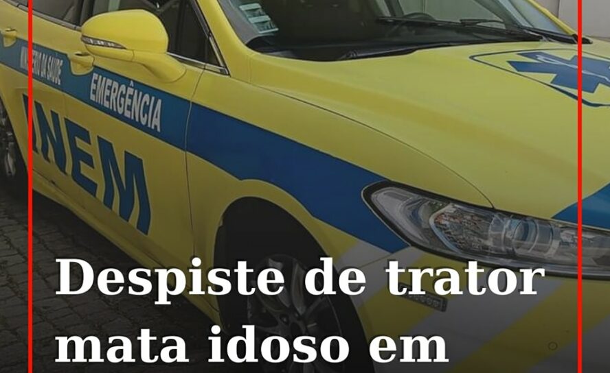 Idoso morre após acidente com trator