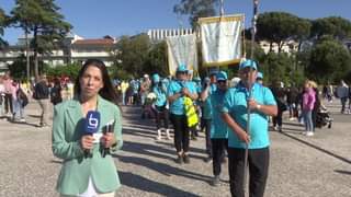 Nos Caminhos da Fé: Grupo de Peregrinos de Maria chegam ao Santuário de Fátima