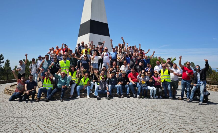“Passeio das Bonitas – Chapas Amarelas” juntou mais de cinquenta motas em Vila d