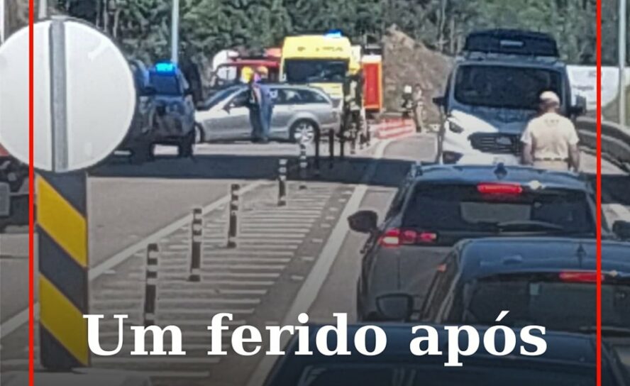 Um homem de 67 anos sofreu ferimentos leves depois do veículo ligeiro de passage