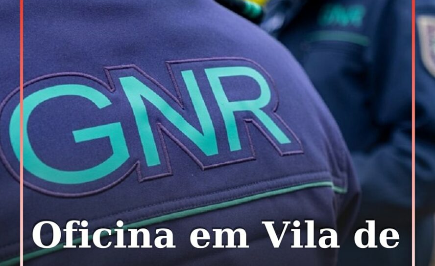 Uma oficina localizada na Zona Industrial do Souto, no concelho de Vila de Rei,