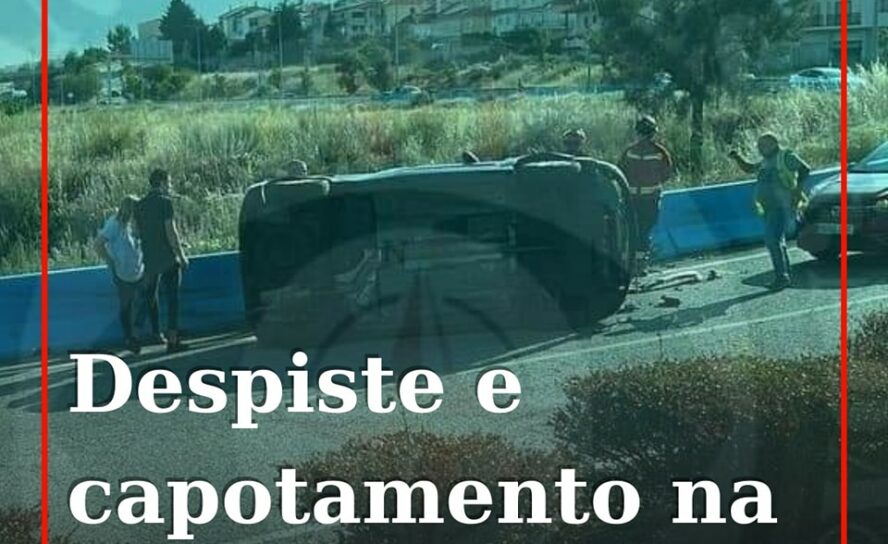 Acidente na Guarda faz um ferido e condiciona circulação