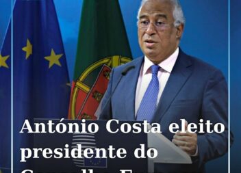 António Costa eleito presidente do Conselho Europeu