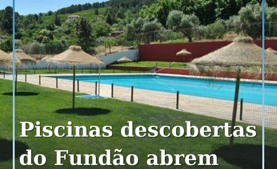 As Piscinas Municipais Descobertas, situadas no Parque Desportivo do Fundão