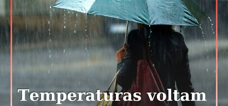 As temperaturas vão sofrer uma descida significativa