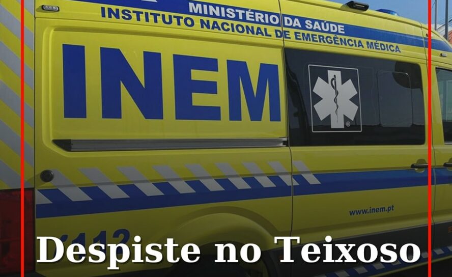 Despiste de automóvel fere jovem