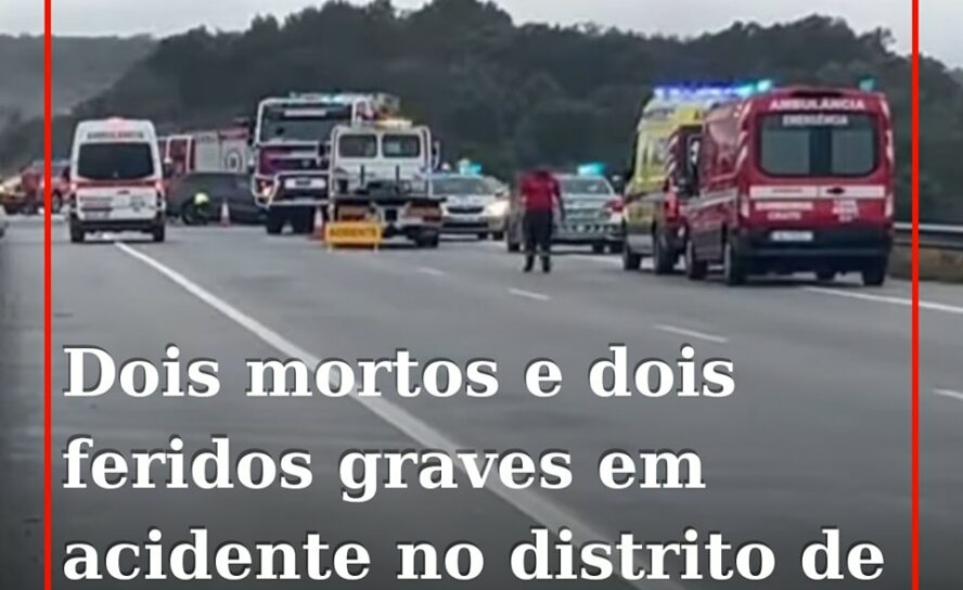 Duas pessoas morreram e outras duas ficaram gravemente feridas