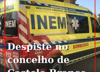 Homem ferido em despiste de mota