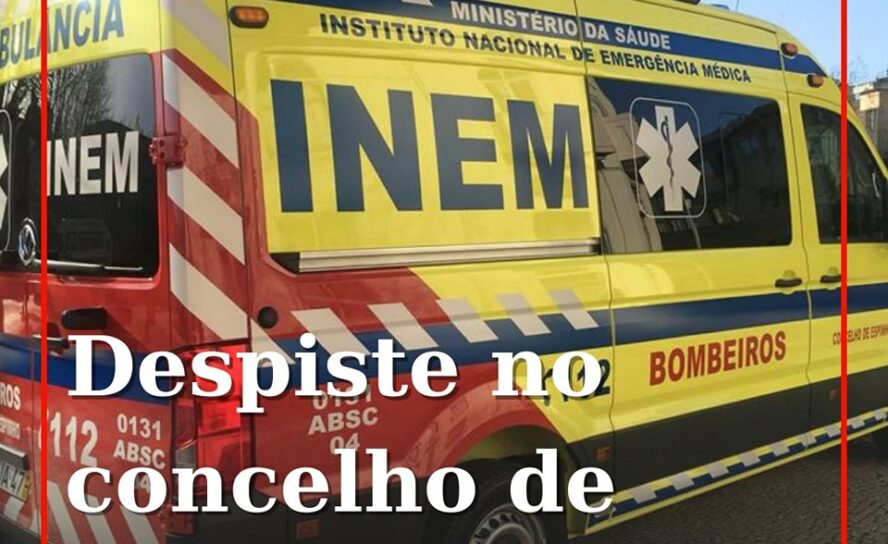 Homem ferido em despiste de mota