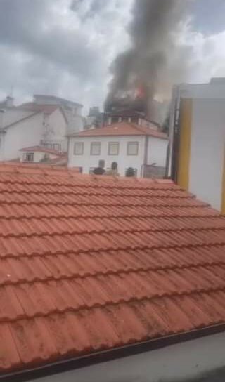 Incêndio deflagra no Centro Histórico da Covilhã