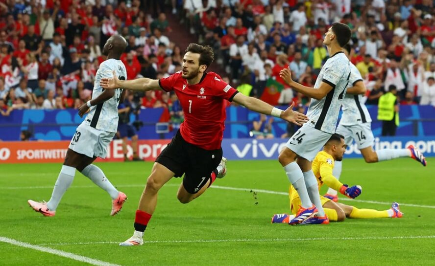 Portugal perde com a Geórgia por 2-0 mas mantém 1º lugar do Grupo F
