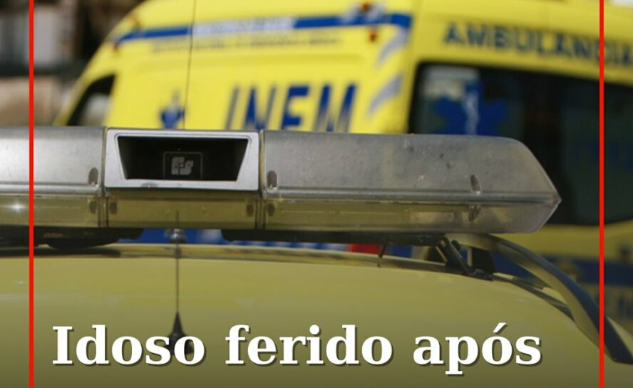 Um despiste seguido de capotamento de um veículo ligeiro de passageiros na EN353