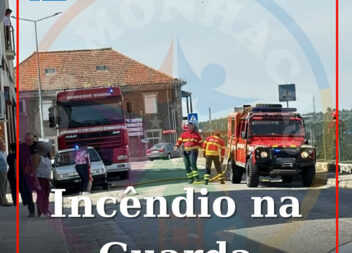 Um incêndio deflagrou na Av. Da Estação (Rua António Sérgio)