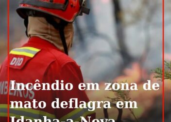 Um incêndio numa zona de mato deflagrou na União de Freguesias de Zebreira e Seg
