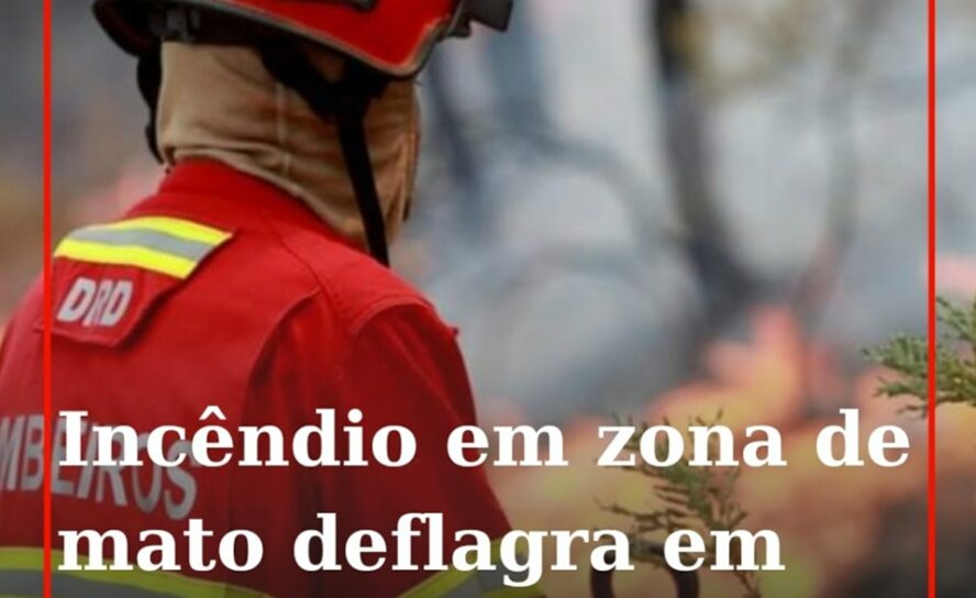 Um incêndio numa zona de mato deflagrou na União de Freguesias de Zebreira e Seg