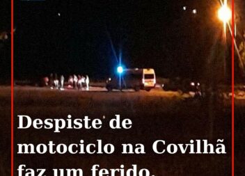 Uma pessoa fica ferida esta noite de terça-feira na sequência de um despiste de