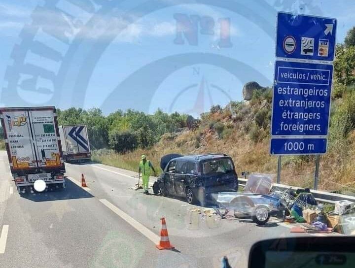 Acidente na A25 faz um ferido grave