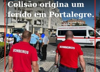 Colisão entre carro e mota faz um ferido