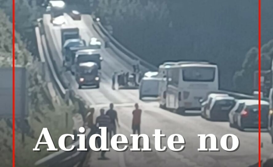 Colisão no IC8 provoca dois feridos. Um deles em estado grave