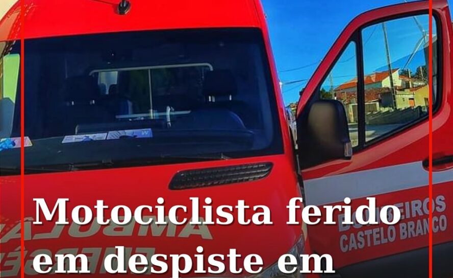 Despiste origina um ferido em Castelo Branco