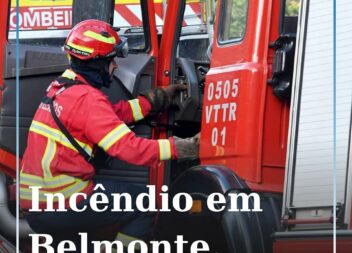 Dois focos de incêndio em zonas de mato muito próximas