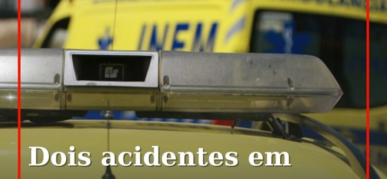 Duas colisões resultam em dois feridos