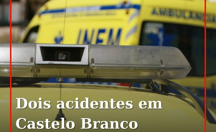 Duas colisões resultam em dois feridos