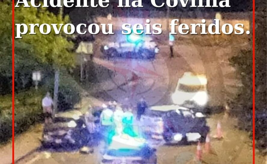 Seis feridos após colisão na Covilhã
