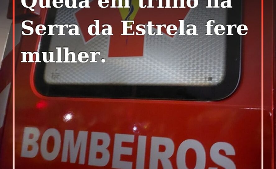 Uma mulher de 70 anos sofreu ferimentos nos membros inferiores do corpo na sequê