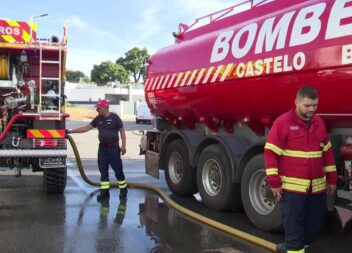Incêndio deflagra em Castelo Branco