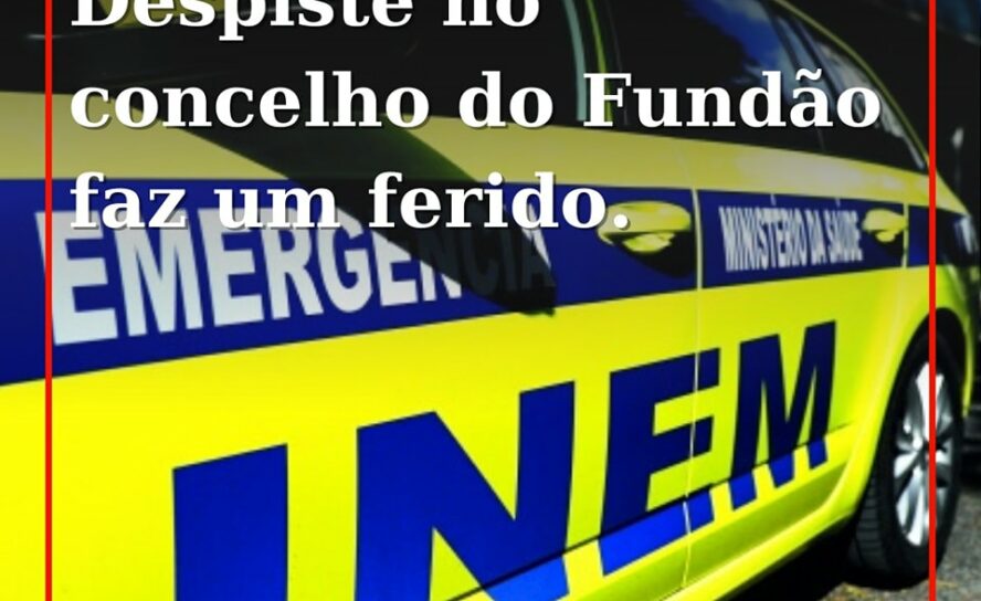 O despiste de um veículo ligeiro de passageiros ocorrido esta manhã de sábado
