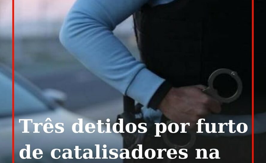A GNR deteve três homens com idades compreendidas entre os 29 e os 37 anos