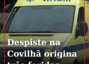 Camião do lixo despista-se