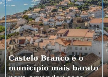 Castelo Branco lidera o ranking de Municípios mais baratos para arrendar casa,