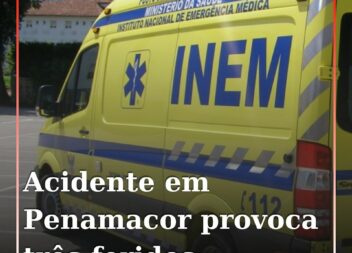 Colisão entre ligeiro e pesado em Penamacor