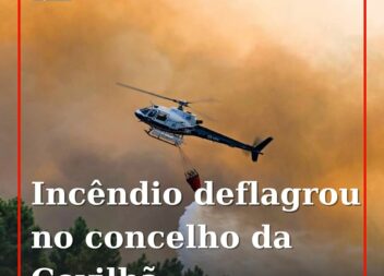 Dois meios aéreos foram mobilizados