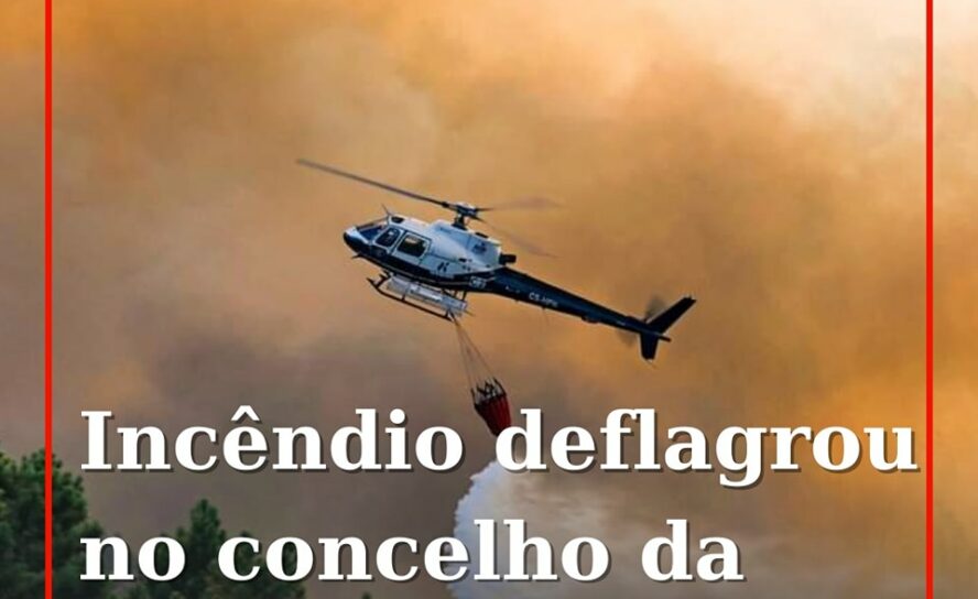 Dois meios aéreos foram mobilizados
